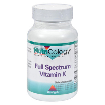 NutriCology Full Spectrum Vitamin K - 90 Softgels