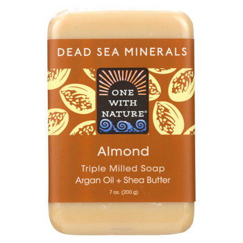 One With Nature Almond Soap Bar - 7 oz