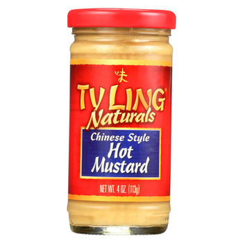 Ty Ling Mustard - Chinese - Hot - Case of 12 - 4 oz Ty Ling Mustard - Chinese - Hot - Case of 12 - 4 oz