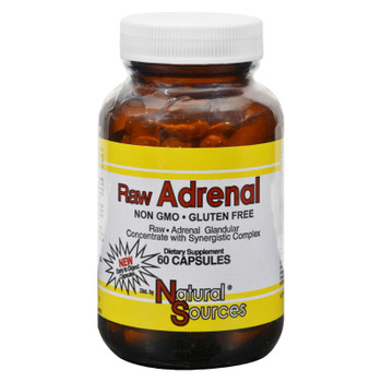 Natural Sources Raw Adrenal - 60 Capsules Natural Sources Raw Adrenal - 60 Capsules