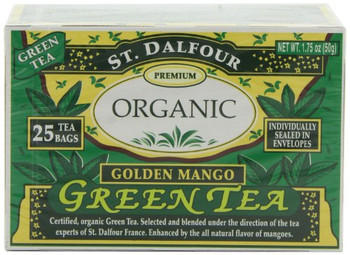 St Dalfour Organic Golden Mango Green Tea - 25 Tea Bags