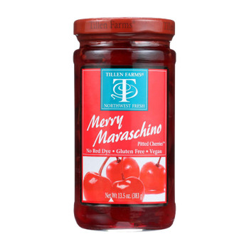 Tillen Farms Cherries - Merry Maraschino - 14 oz - case of 6