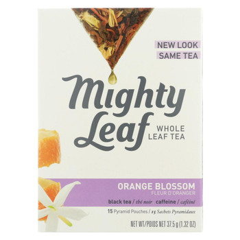Mighty Leaf Tea Black Tea - Orange Dulce - Case of 6 - 15 Bags