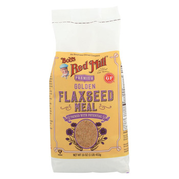 Bob's Red Mill Golden Flaxseed Meal - 16 oz - Case of 4