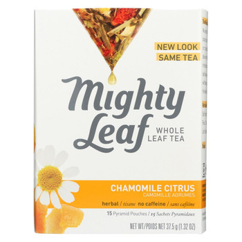 Mighty Leaf Tea Herbal Tea - Chamomile Citrus Blossom - Case of 6 - 15 Bags