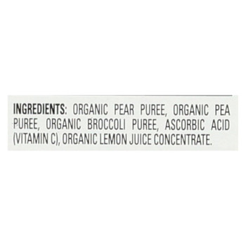 Happy Baby Organic Baby Food - Stage 2 - Broccoli Peas and Pears - Case of 16 - 3.5 oz Happy Baby Organic Baby Food - Stage 2 - Broccoli Peas and Pears - Case of 16 - 3.5 oz