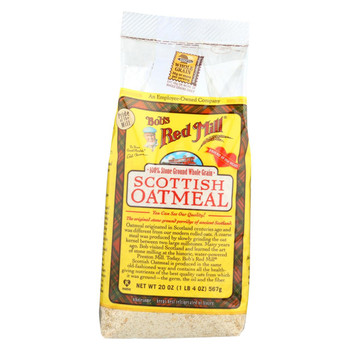 Bob's Red Mill Scottish Oatmeal - 20 oz - Case of 4