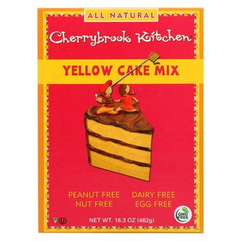 Cherrybrook Kitchen - Yellow Cake Mix - Case of 6 - 16.3oz