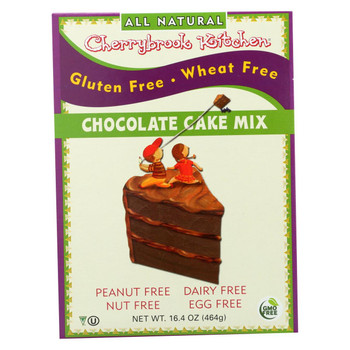 Cherrybrook Kitchen - Chocolate Cake Mix - Gluten Free Wheat Free - Case of 6 - 16.4 oz Cherrybrook Kitchen - Chocolate Cake Mix - Gluten Free Wheat Free - Case of 6 - 16.4 oz