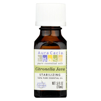 Aura Cacia - Pure Essential Oil Citronella Java - 0.5 fl oz