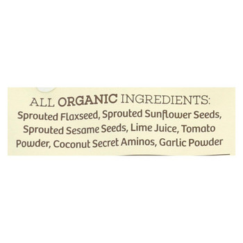 Go Raw - Organic Sprouted Flax Snax - Sunflower - Case of 12 - 3 oz.