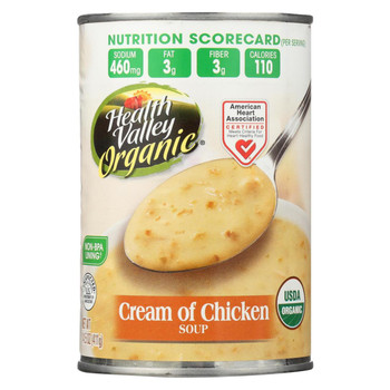 Health Valley Organic Soup - Chicken Cream - Case of 12 - 14.5 oz.