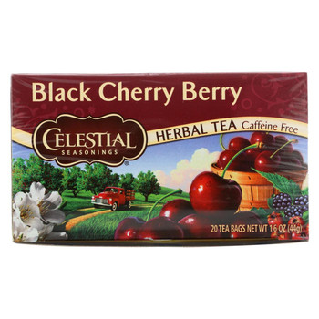 Celestial Seasonings Herbal Tea - Black Cherry Berry - Caffeine Free - 20 Bags