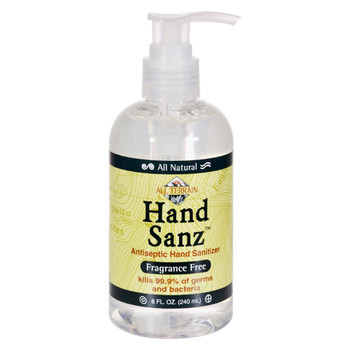All Terrain All-Natural Hand Sanz Fragrance Free - 8 fl oz All Terrain All-Natural Hand Sanz Fragrance Free - 8 fl oz