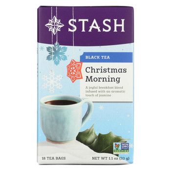 Stash Tea X-Mas Morning Holiday Tea - Case of 6 - 18 count