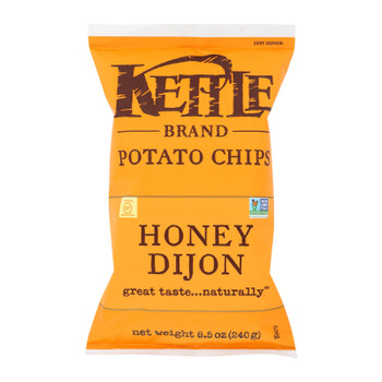 Kettle Brand Potato Chips - Honey Dijon - Case of 12 - 8.5 oz.