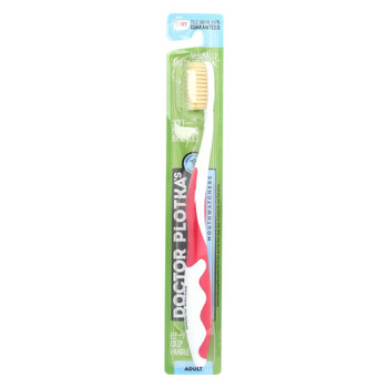 Mouth Watchers Antibacterial Adult Toothbrush Display Case - Red - Case of 20