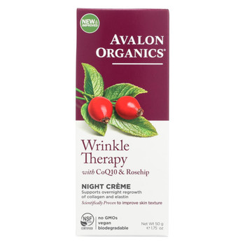 Avalon Organics CoQ10 Wrinkle Defense Night Creme - 1.75 fl oz Avalon Organics CoQ10 Wrinkle Defense Night Creme - 1.75 fl oz