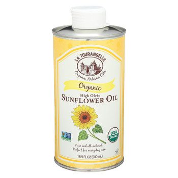 La Tourangelle Sunflower Oil - Case of 6 - 16.9 Fl oz.