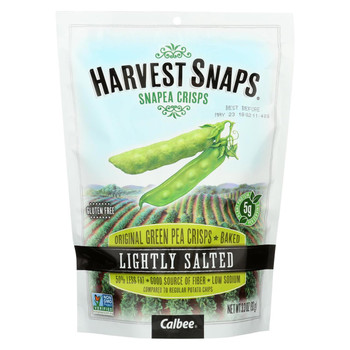 Calbee Snapea Crisp - Snapea Crisps - Lightly Salted - Case of 12 - 3.3 oz. Calbee Snapea Crisp - Snapea Crisps - Lightly Salted - Case of 12 - 3.3 oz.