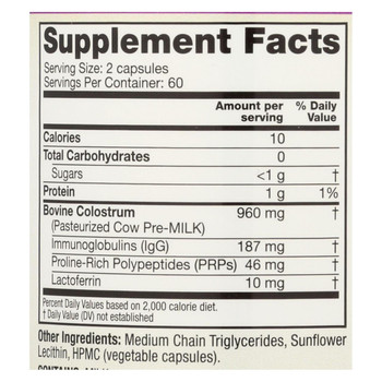 Symbiotics Colostrum Plus Kosher - 120 Capsules Symbiotics Colostrum Plus Kosher - 120 Capsules