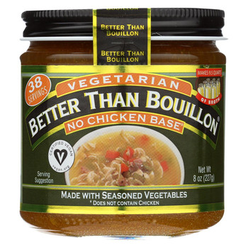Better Than Bouillon - Vegan Base No Chicken - CS of 6-8 OZ Better Than Bouillon - Vegan Base No Chicken - CS of 6-8 OZ