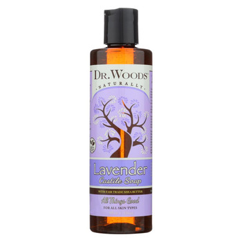 Dr. Woods Shea Vision Pure Castile Soap Lavender with Organic Shea Butter - 8 fl oz