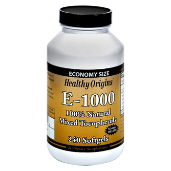 Healthy Origins E-1000 - 1000 IU - 240 Softgels