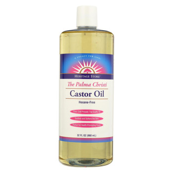 Heritage Products Castor Oil Hexane Free - 32 fl oz Heritage Products Castor Oil Hexane Free - 32 fl oz