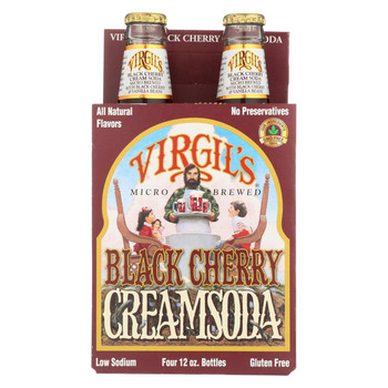 Virgil's Rootbeer - Cream Soda Black Cherry - CS of 6-4/12 FZ