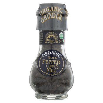 Drogheria and Alimentari Spice Mill - Organic Black Peppercorns - 1.6 oz - Case of 6 Drogheria and Alimentari Spice Mill - Organic Black Peppercorns - 1.6 oz - Case of 6