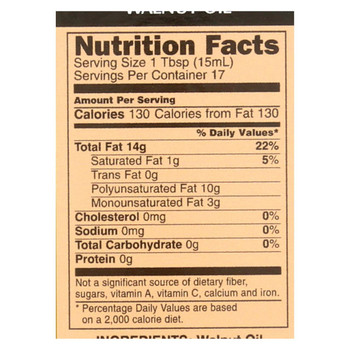 International Collection Walnut Oil - Case of 6 - 8.45 Fl oz. International Collection Walnut Oil - Case of 6 - 8.45 Fl oz.