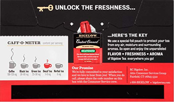 Bigelow Tea Constant Comment Decaffeinated Black Tea - Case of 6 - 20 Bags Bigelow Tea Constant Comment Decaffeinated Black Tea - Case of 6 - 20 Bags