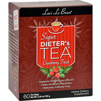 Laci Le Beau Super Dieter's Tea Cranberry Twist - 60 Tea Bags Laci Le Beau Super Dieter's Tea Cranberry Twist - 60 Tea Bags
