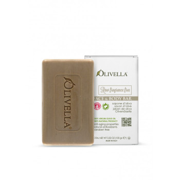 Olivella Fragrance Free Face And Body Bar - 3.52 oz