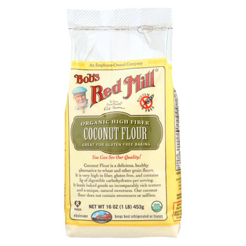 Bob's Red Mill Organic Coconut Flour - 16 oz - Case of 4 Bob's Red Mill Organic Coconut Flour - 16 oz - Case of 4
