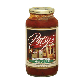 Patsy's Brands Sauce - Tomato Basil - Case of 6 - 24 oz