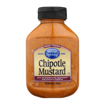 Silver Spring Squeeze - Mustard - Chipotle - Case of 9 - 9.5 oz Silver Spring Squeeze - Mustard - Chipotle - Case of 9 - 9.5 oz