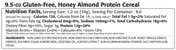 Kay's Naturals Better Balance Protein Cereal Honey Almond - 9.5 oz - Case of 6 Kay's Naturals Better Balance Protein Cereal Honey Almond - 9.5 oz - Case of 6