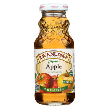 R.W. Knudsen - Organic Juice - Organic Apple - Case of 24 - 8 Fl oz.
