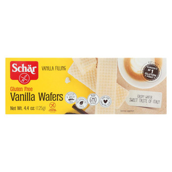 Schar Vanilla Wafers Gluten Free - Case of 12 - 4.4 oz.