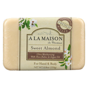 A La Maison - Bar Soap - Sweet Almond - 8.8 oz A La Maison - Bar Soap - Sweet Almond - 8.8 oz