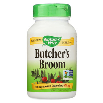 Nature's Way - Butcher's Broom - 100 Capsules Nature's Way - Butcher's Broom - 100 Capsules