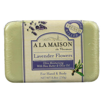 A La Maison - Bar Soap - Lavender Flowers - 8.8 oz