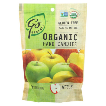 Go Organic Hard Candy - Apple - 3.5 oz - Case of 6