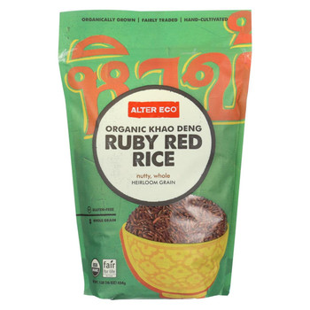 Alter Eco Americas Rice - Organic Khao Deng Ruby Red - Case of 8 - 16 oz.