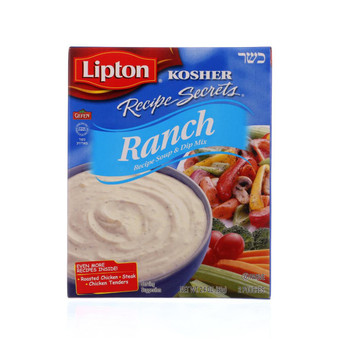Lipton Soup and Dip Mix - Recipe Secrets - Ranch - Kosher - Packet - 2.4 oz - case of 12