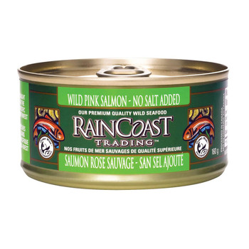 Raincoast Trading Wild Pink Salmon - No Salt Added - Case of 12 - 5.65 oz.