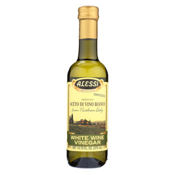 Alessi - Vinegar - White Wine - Case of 6 - 12.75 oz.