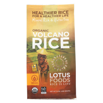Lotus Foods Organic Volcano Rice - Case of 6 - 15 oz. Lotus Foods Organic Volcano Rice - Case of 6 - 15 oz.
